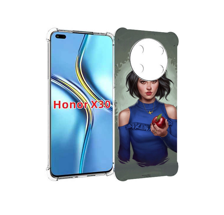 

Чехол MyPads девушка-с-яблоком женский для Honor X30 / Magic4 Lite 5G, Прозрачный, Tocco