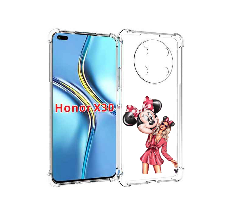 

Чехол MyPads девушка-с-шариком женский для Honor X30 / Magic4 Lite 5G, Прозрачный, Tocco