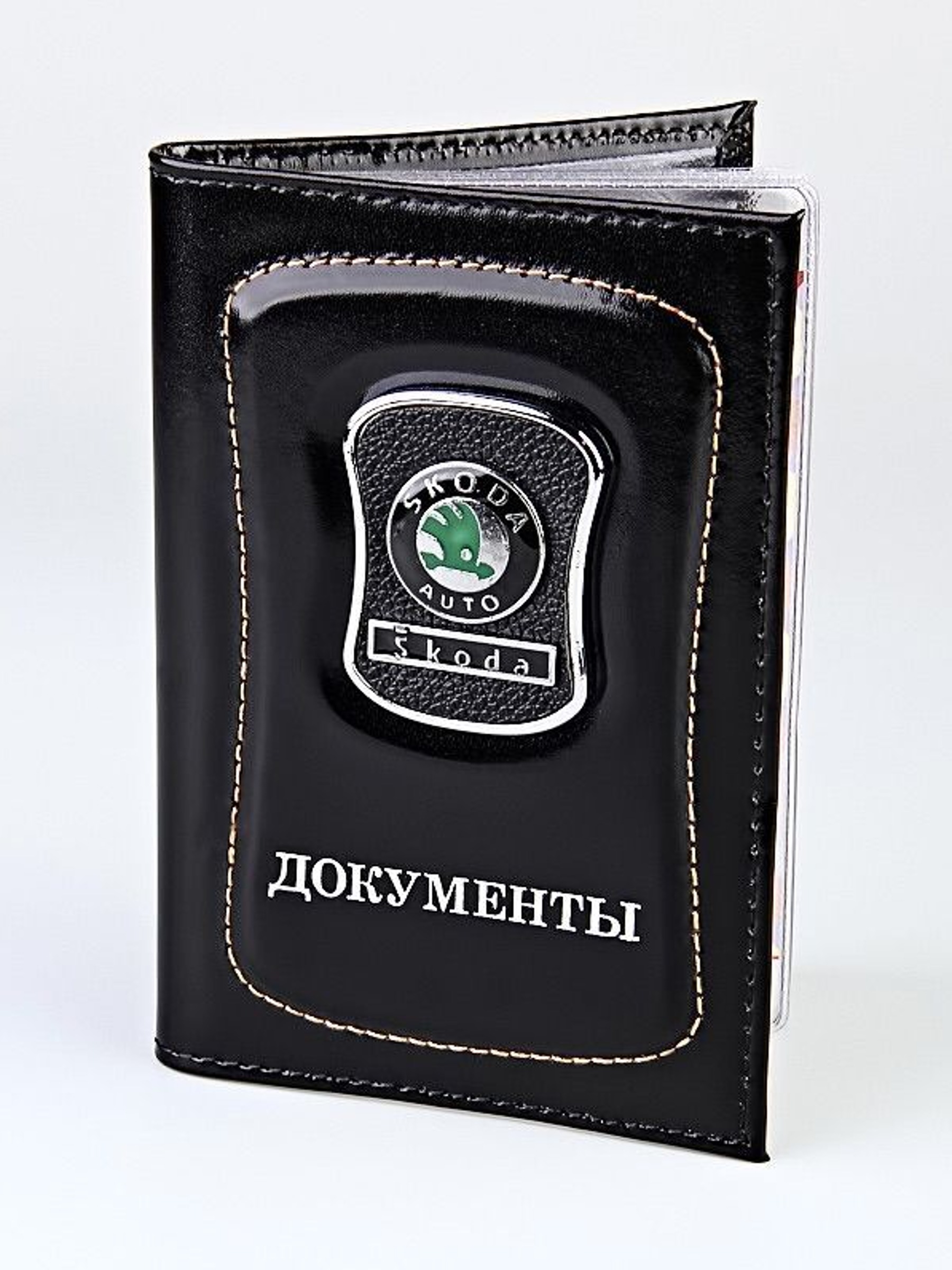 

Обложка для автодокументов унисекс NoBrand 399 черная, 399