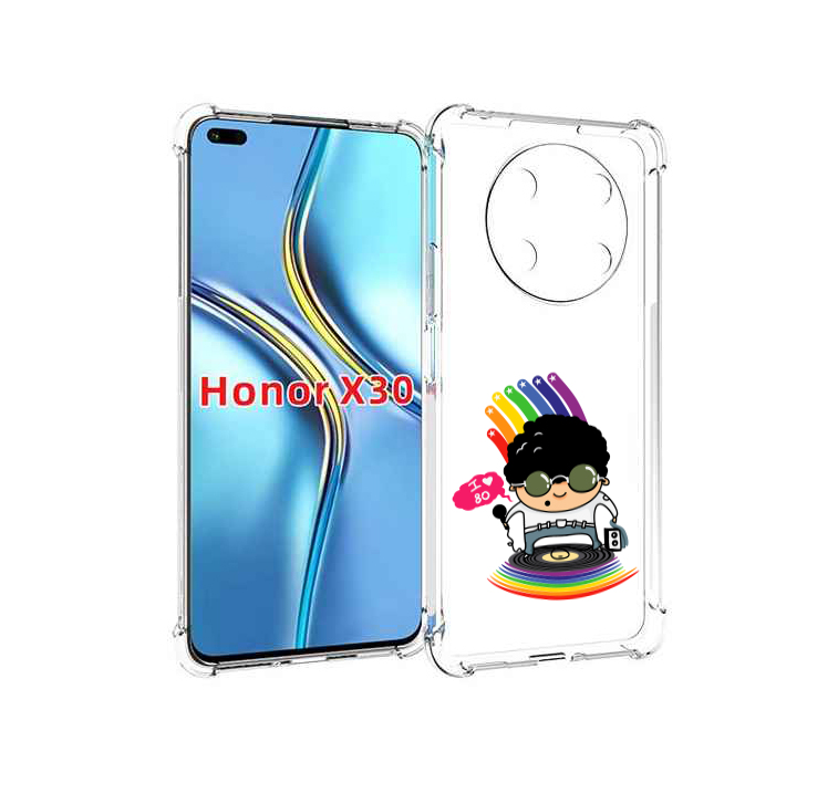 

Чехол MyPads Я люблю 80-е для Honor X30 / Magic4 Lite 5G, Прозрачный, Tocco