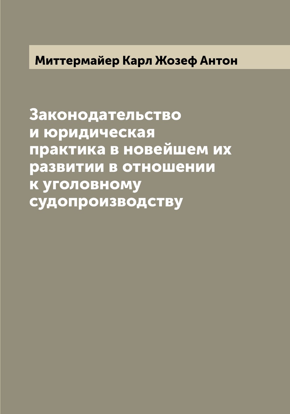 фото Книга законодательство и юридическая практика в новейшем их развитии в отношении к угол... archive publica