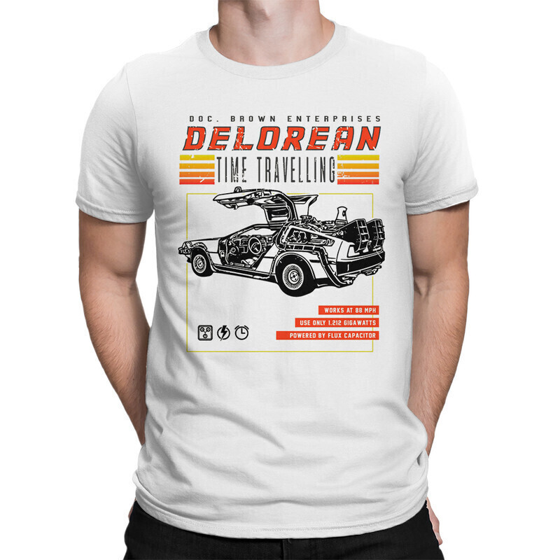 

Футболка мужская Dream Shirts Назад в будущее 10007582 белая 3XL, Назад в будущее 10007582