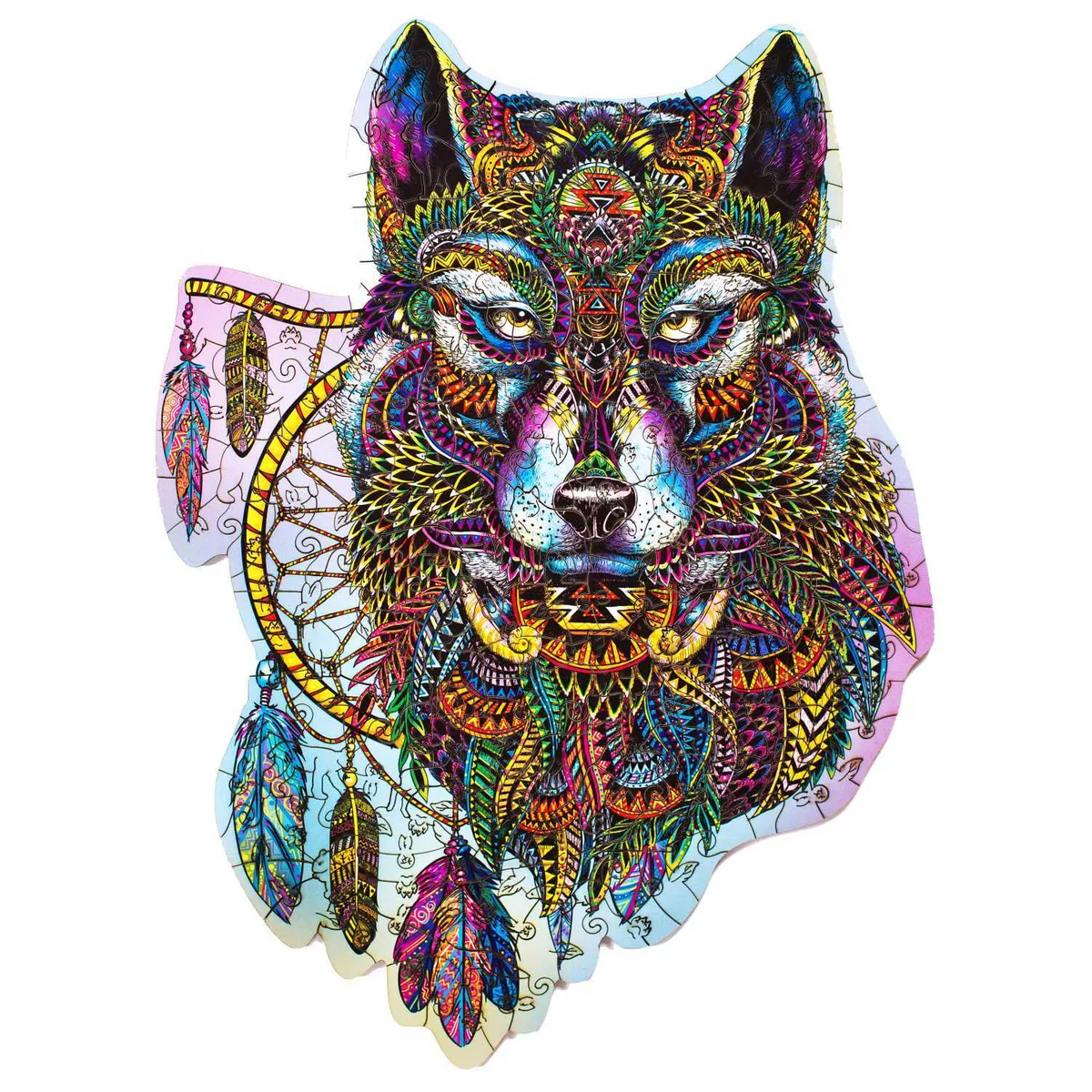 Пазл деревянный Zufa Волк М 20212043M