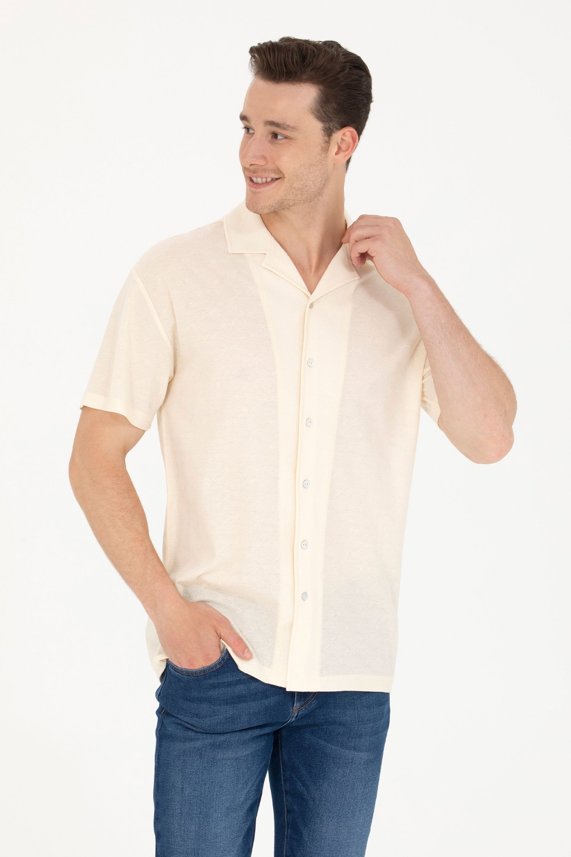 

Рубашка мужская US Polo Assn G081SZ0110EX бежевая L, Бежевый, G081SZ0110EX