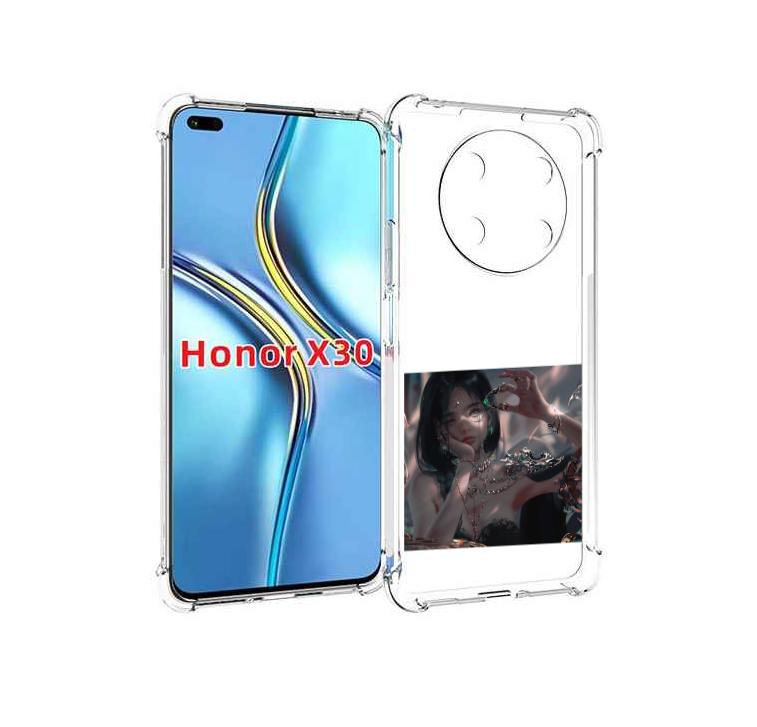 

Чехол MyPads девушка-с-алмазом для Honor X30 / Magic4 Lite 5G, Прозрачный, Tocco