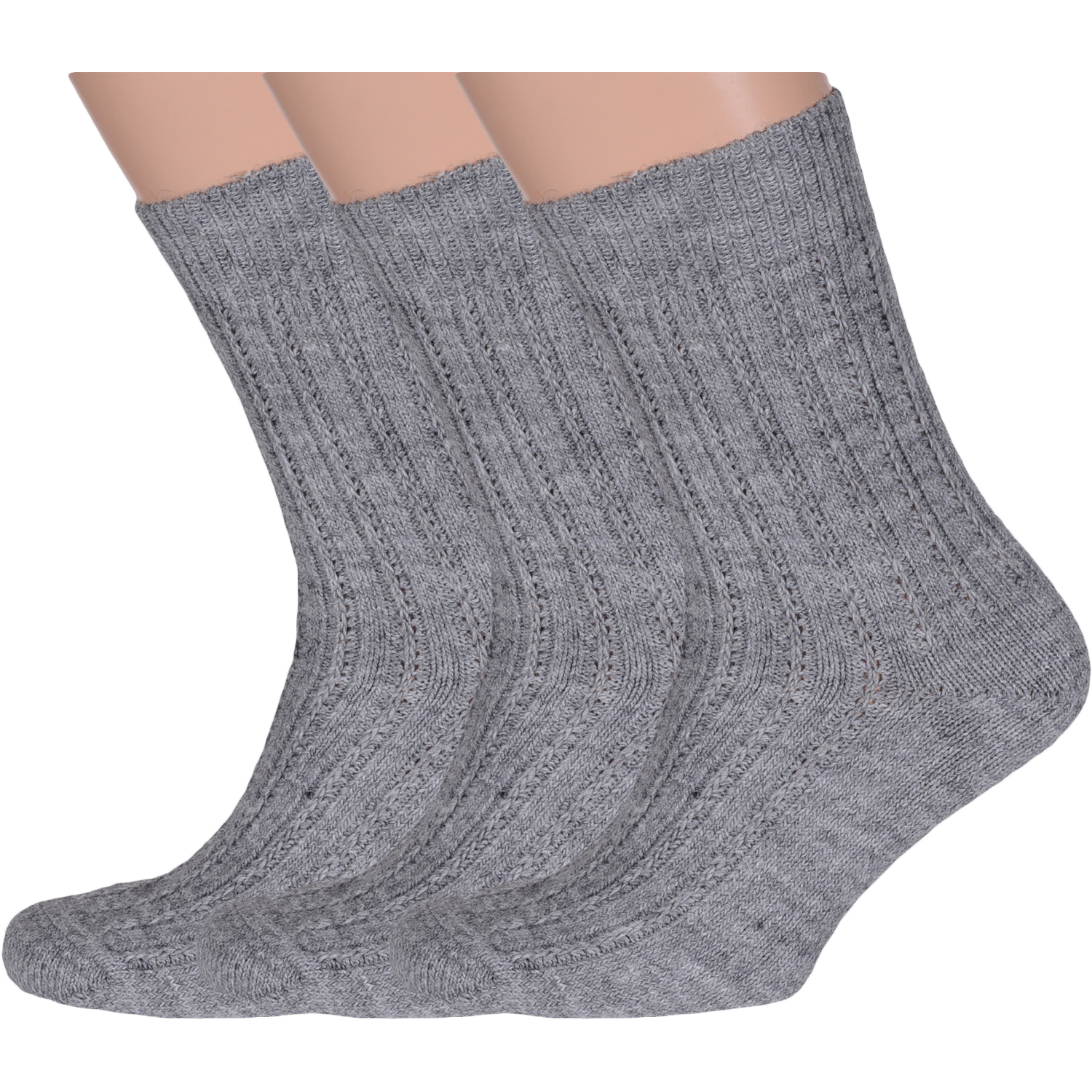

Набор носков мужской RuSocks 3-М-590 серый 27, 3-М-590