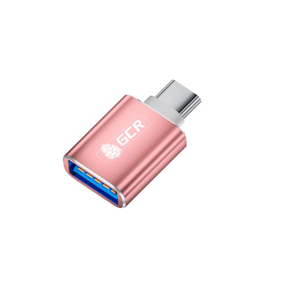 Переходник Greenconnect USB - USB GCR-52300 розовый 960₽