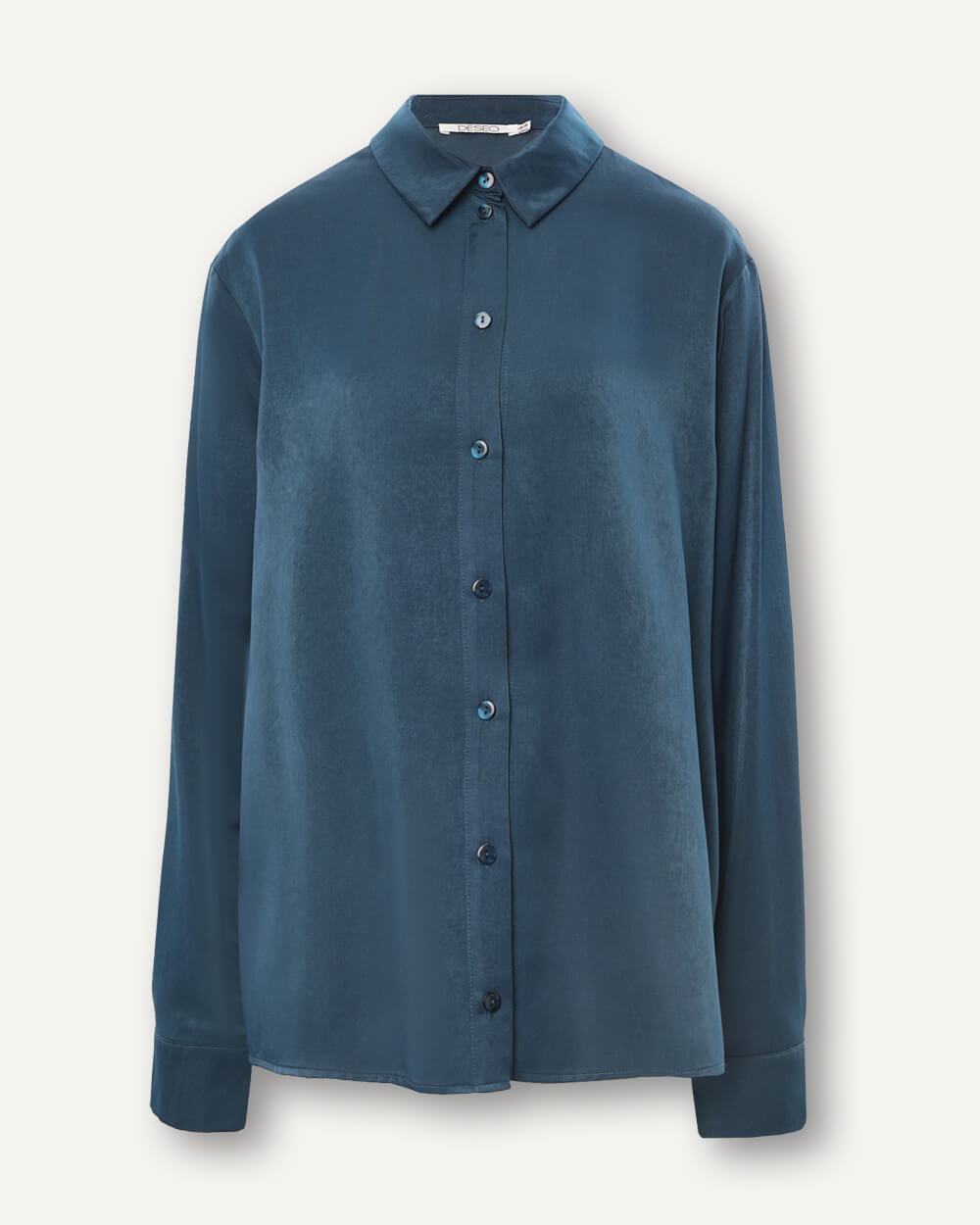 Блуза домашняя женская DESEO 2.1.2.23.05.04.00103 синяя XL