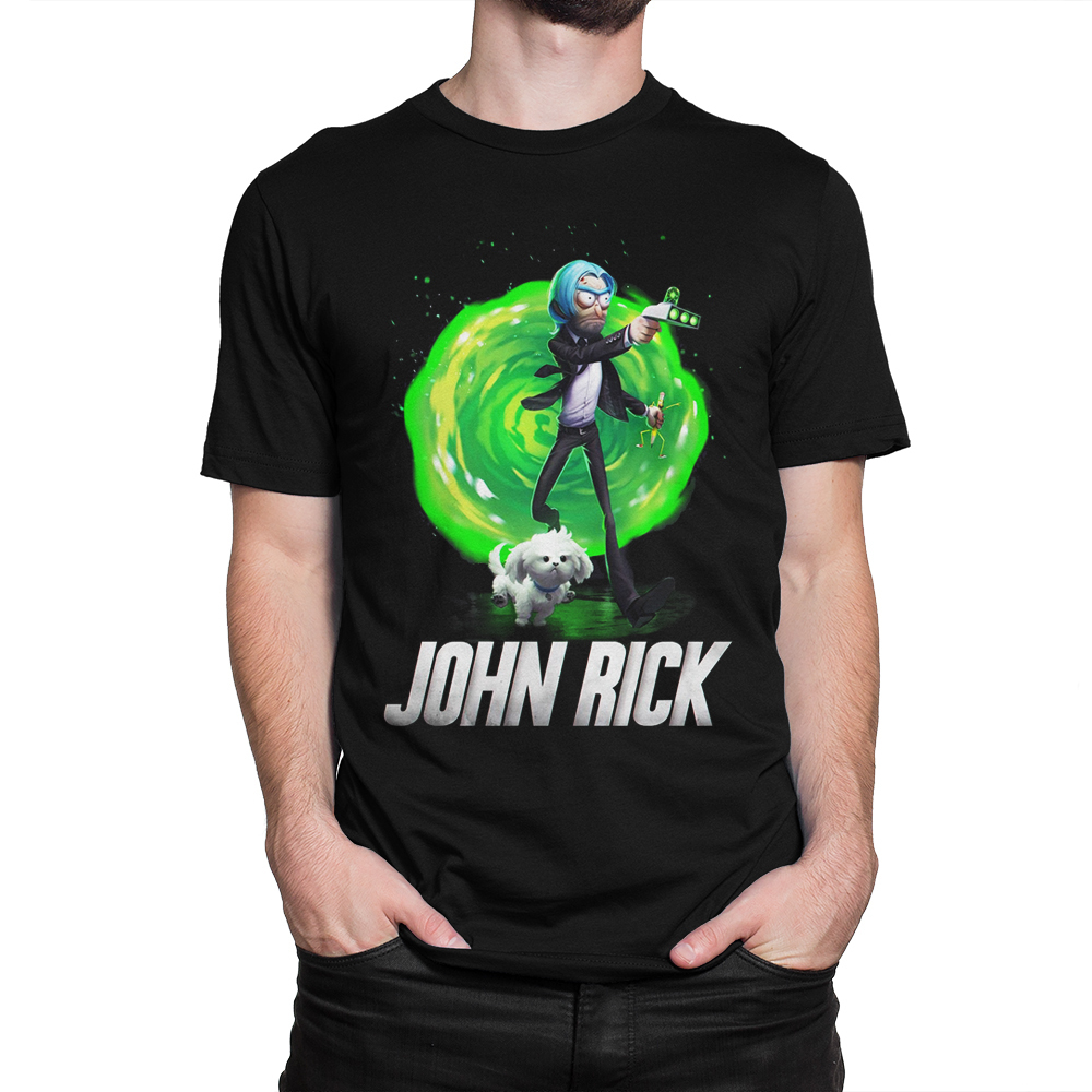 

Футболка мужская Dream Shirts Джон Рик 10007522 черная L, Джон Рик 10007522