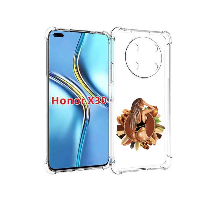 

Чехол MyPads девушка-в-черном-купальнике женский для Honor X30 / Magic4 Lite 5G, Прозрачный, Tocco