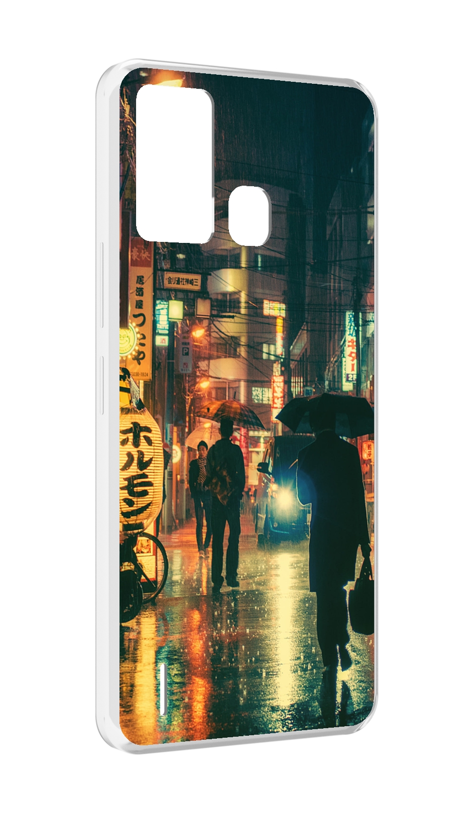 

Чехол MyPads Токио-сеул для ITEL S16 / ITEL Vision 1 Pro, Прозрачный, Tocco