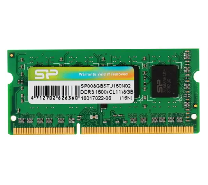 

Оперативная память Silicon Power (SP008GBSTU160N02), DDR3 1x8Gb, 1600MHz