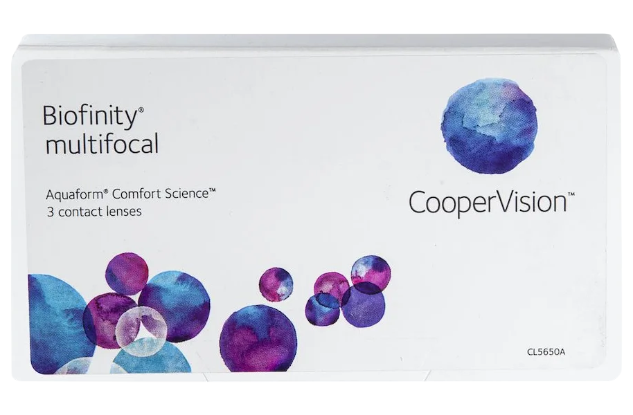 

Мультифокальные линзы CooperVision Biofinity multifocal (3 линзы) ADD +2.50N -9.50 BC 8,6