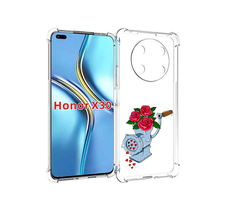 

Чехол MyPads Цветочные сердца для Honor X30 / Magic4 Lite 5G, Прозрачный, Tocco