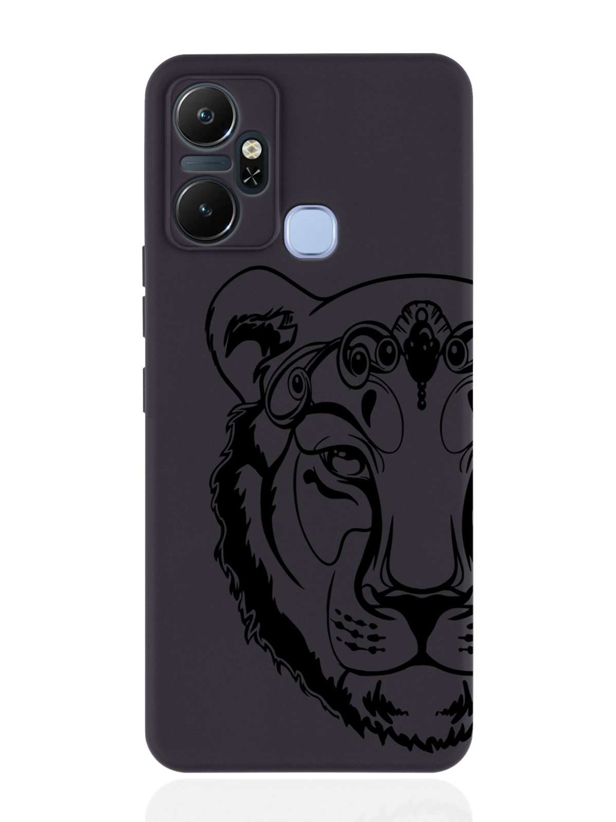 

Чехол MustHaveCase для Infinix Smart 6 Plus Львица черный