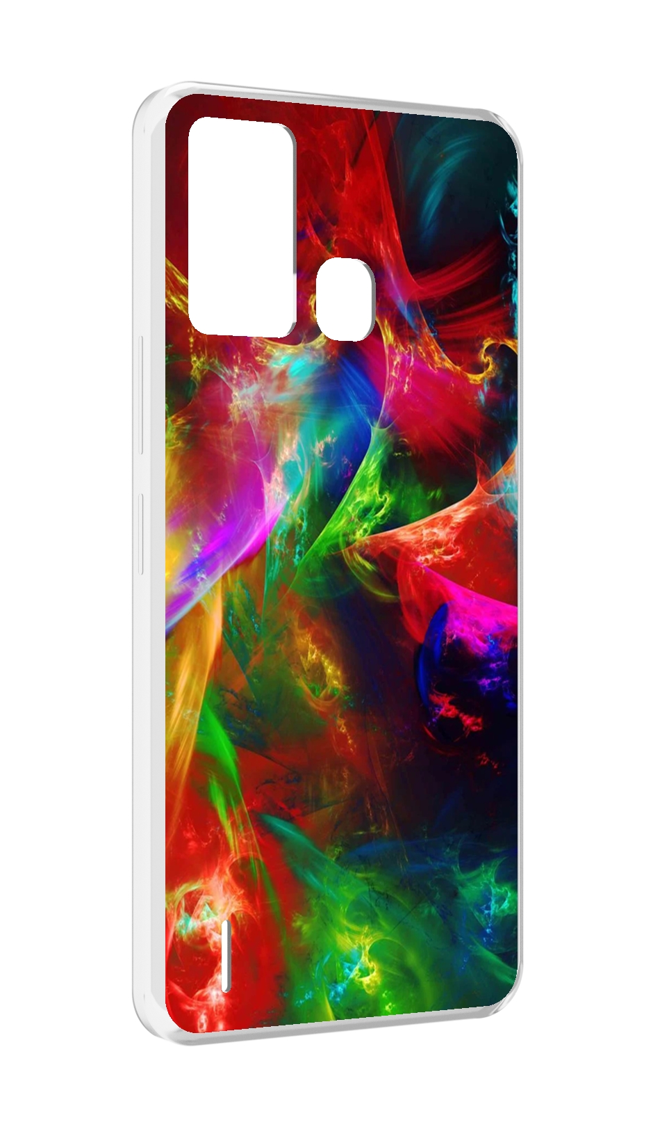 

Чехол MyPads Сияние-красок для ITEL S16 / ITEL Vision 1 Pro, Прозрачный, Tocco