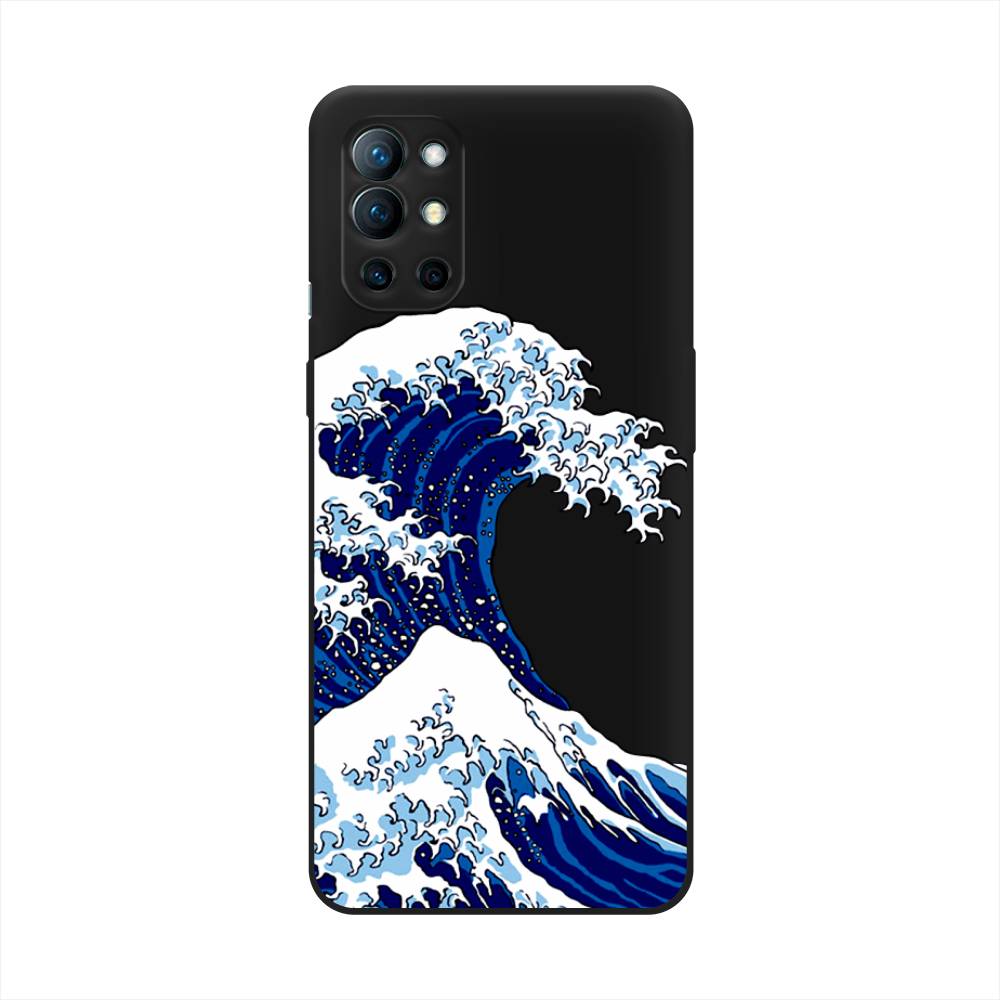 

Чехол Awog на OnePlus 9R / ВанПлас 9R "Волна в Канагаве", Синий;белый, 151652-1