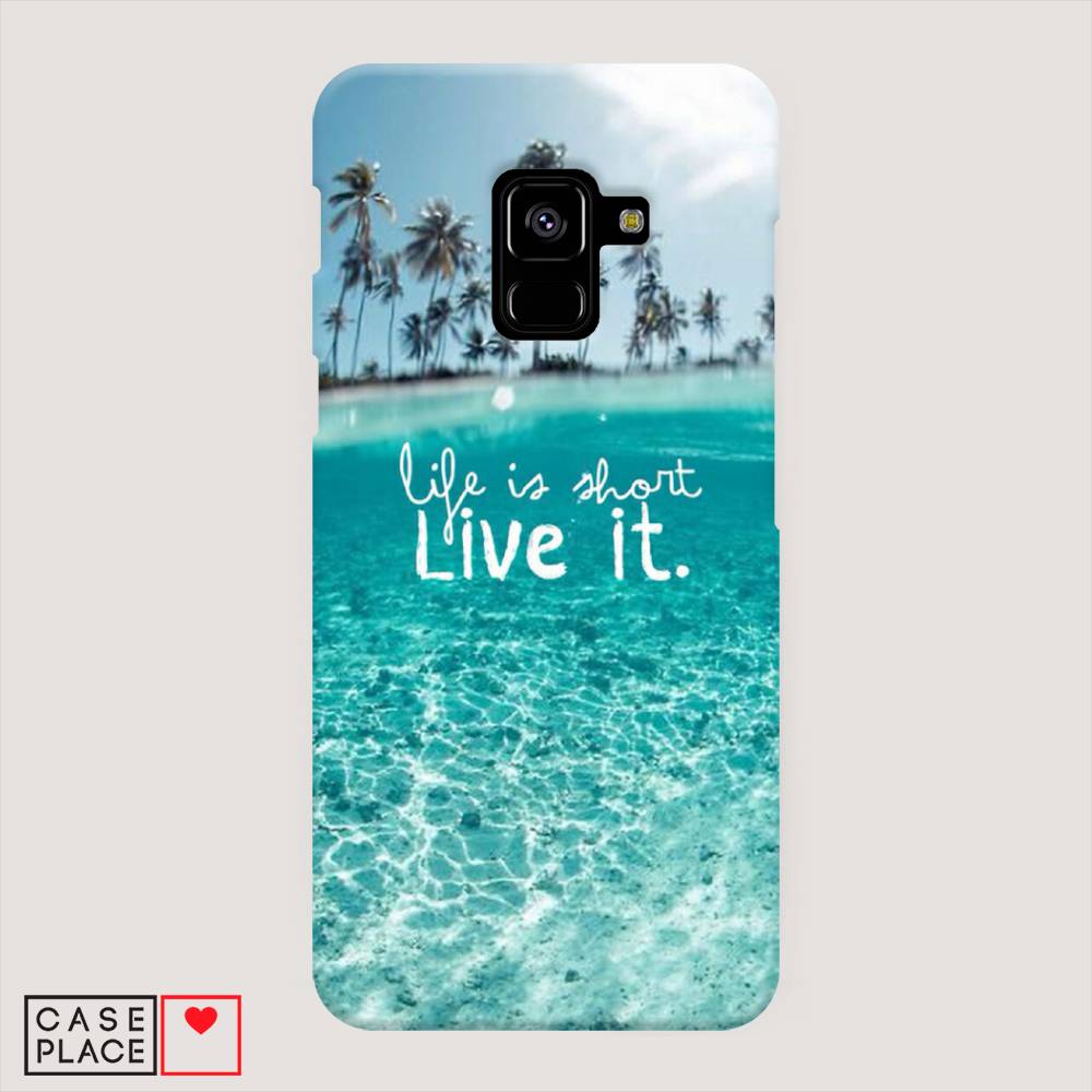 

Пластиковый чехол "Live it" на Samsung Galaxy A8 2018, 25420-5