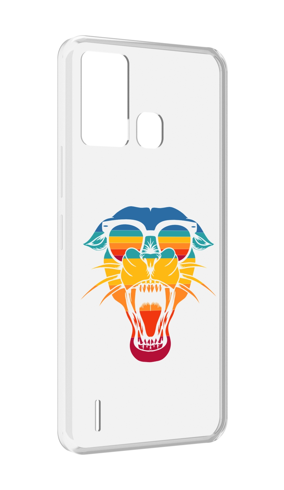 

Чехол MyPads Радужная-пантера для ITEL S16 / ITEL Vision 1 Pro, Прозрачный, Tocco