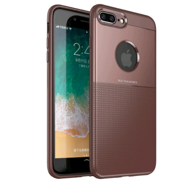 фото Чехол для iphone 8 plus tpu armour бордовый nobrand