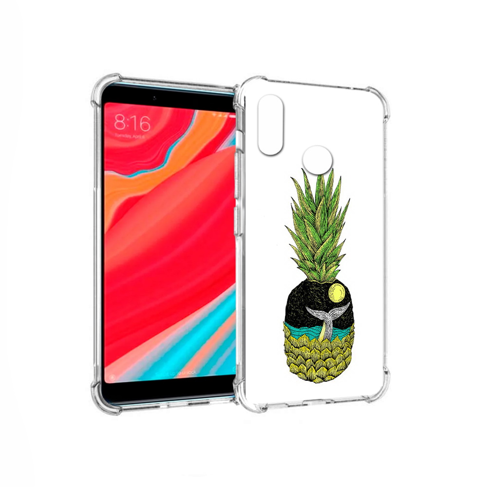 

Чехол MyPads Tocco для Xiaomi Redmi S2 ананас с китом (PT111025.312.220), Прозрачный, Tocco