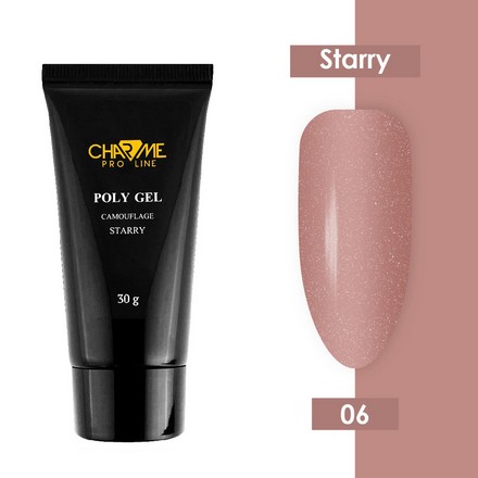 

Полигель CHARME Pro Line Camouflage Starry №6, 30 г