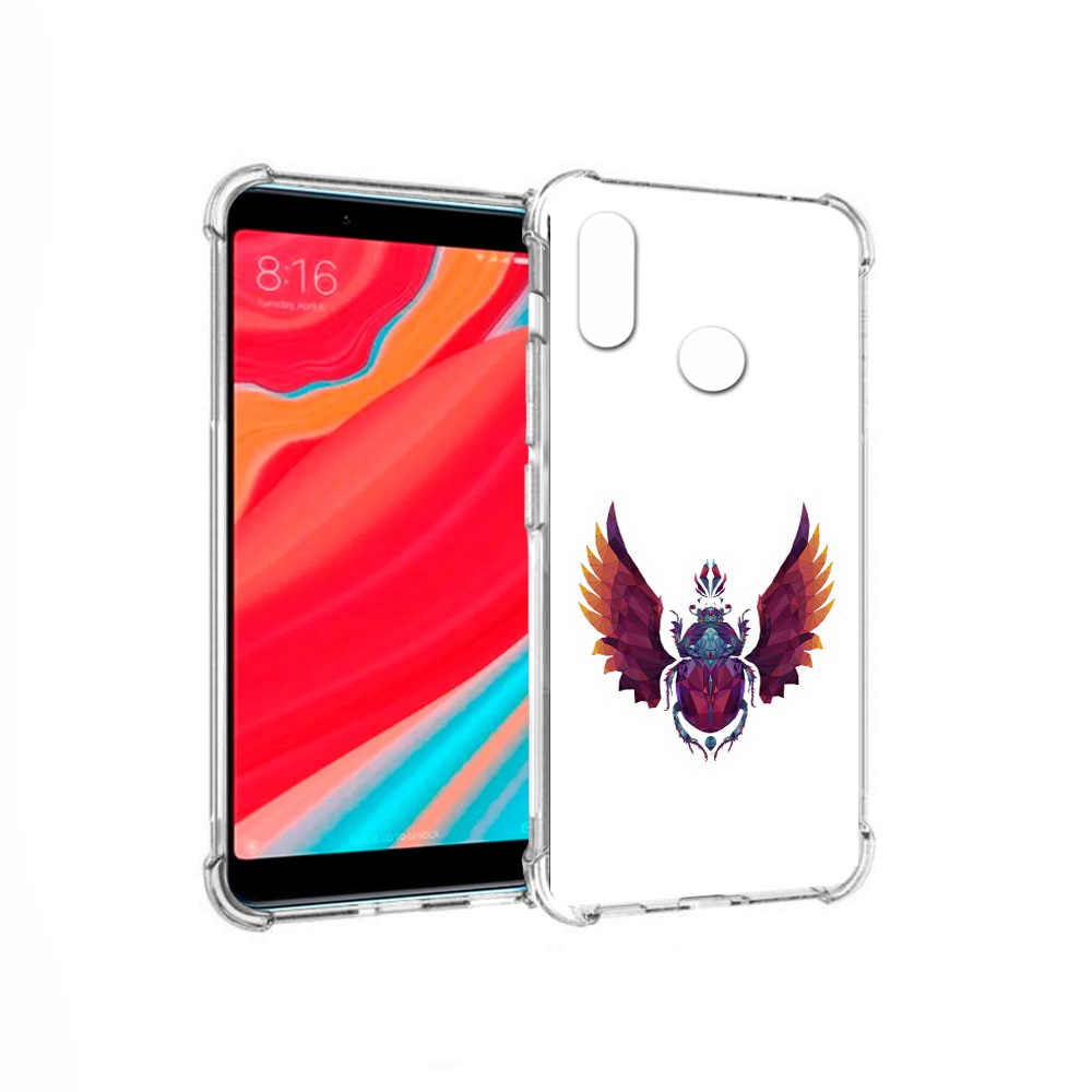 

Чехол MyPads Tocco для Xiaomi Redmi S2 алмазный скоробей (PT111025.312.219), Прозрачный, Tocco