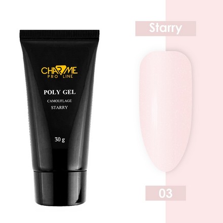 

Полигель CHARME Pro Line Camouflage Starry №3, 30 г