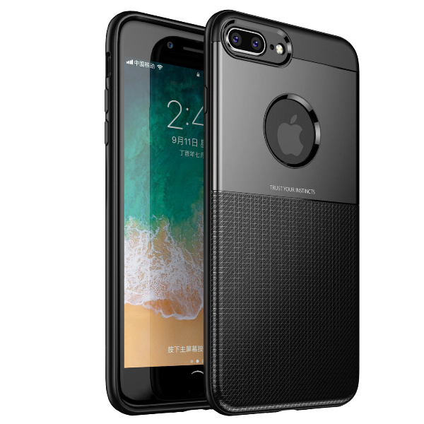 фото Чехол для iphone 8 plus tpu armour черный nobrand