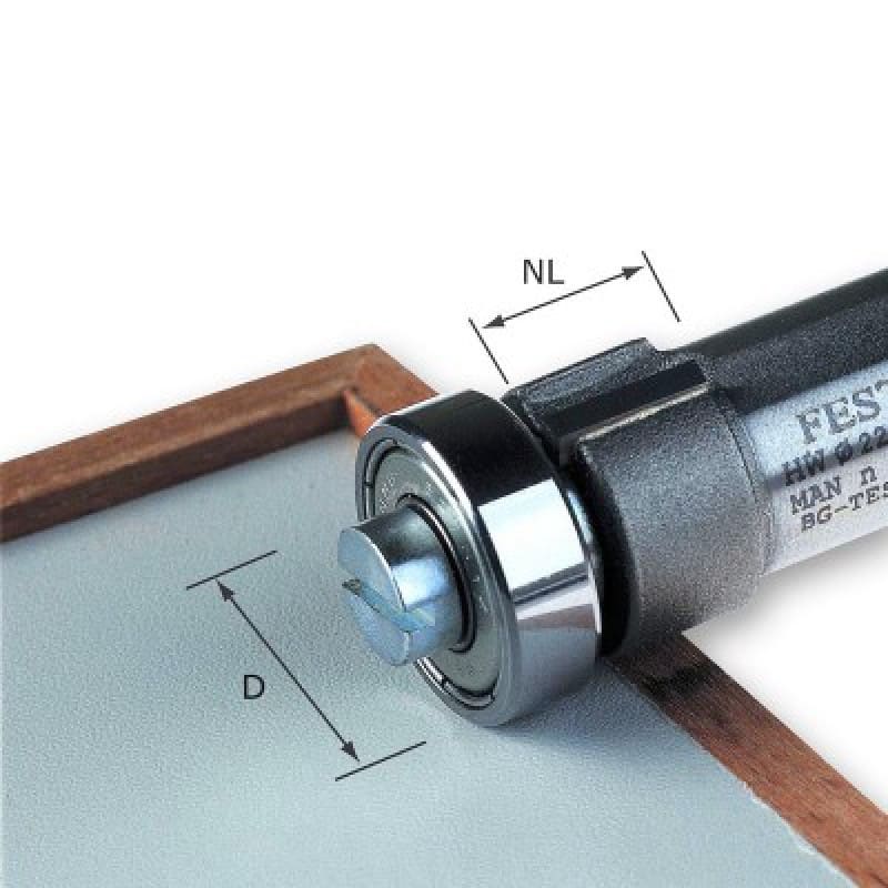 Фреза для фрезера пригоночная без подшипника Festool HW D22/8-OFK 490085