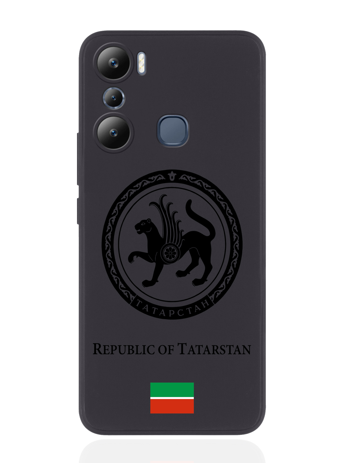 

Чехол SignumCase для Infinix Hot 20i Черный лаковый Герб Татарстана черный