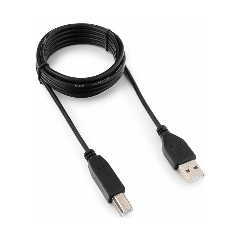 Кабель Гарнизон USB A - USB B вилка-вилка 1.8м () черный