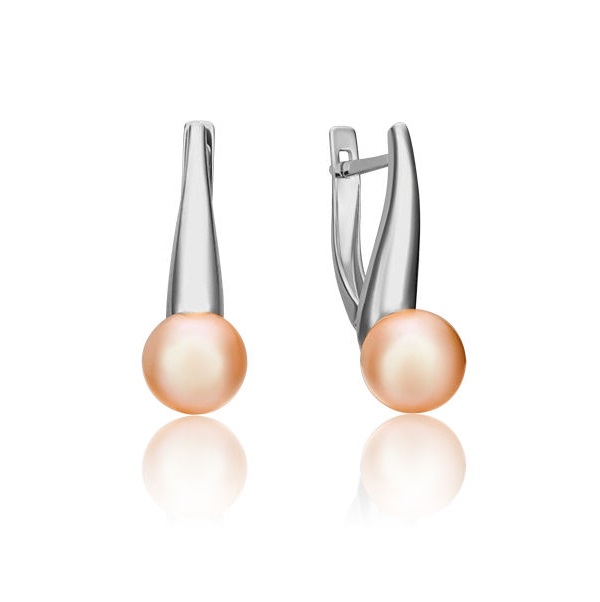 

Серьги из белого золота PLATINA jewelry 02-4360-00-301-1120-31, жемчуг культивированный, 02-4360-00-301-1120-31