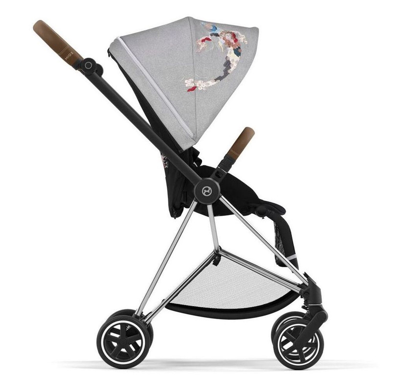 Прогулочная коляска Cybex Mios 3, шасси Chrome/ручка Brown, Koi