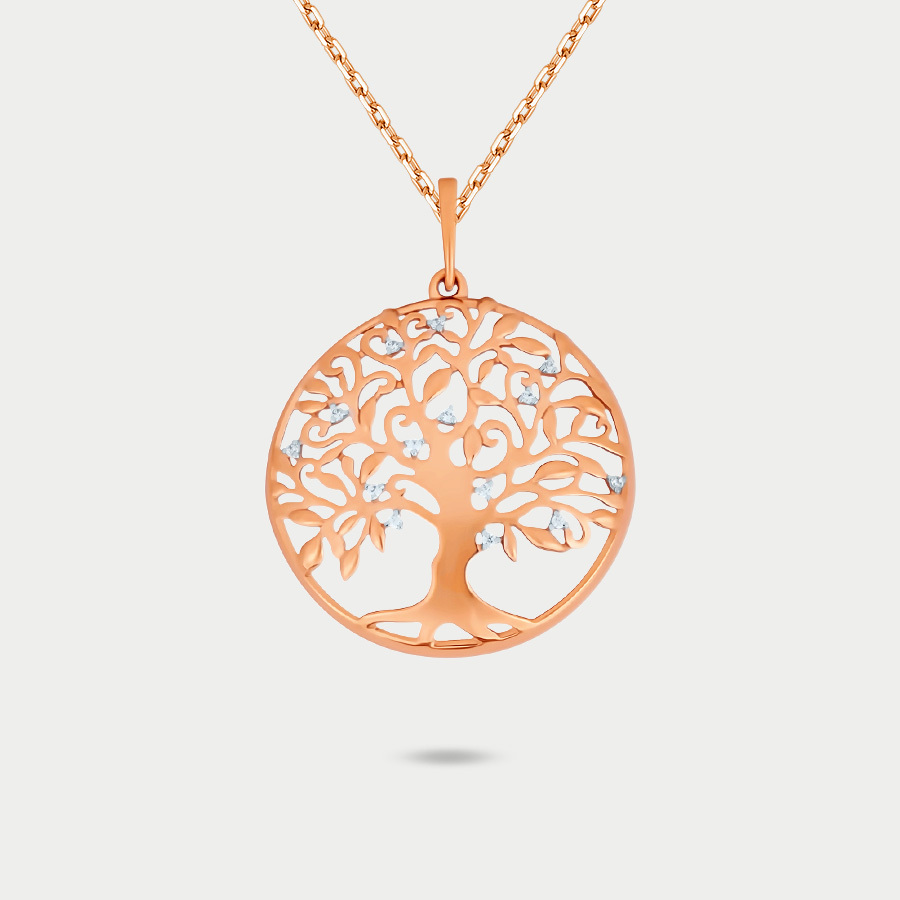 

Подвеска из золота с фианитом GOLD CENTER 101818-1102, 101818-1102