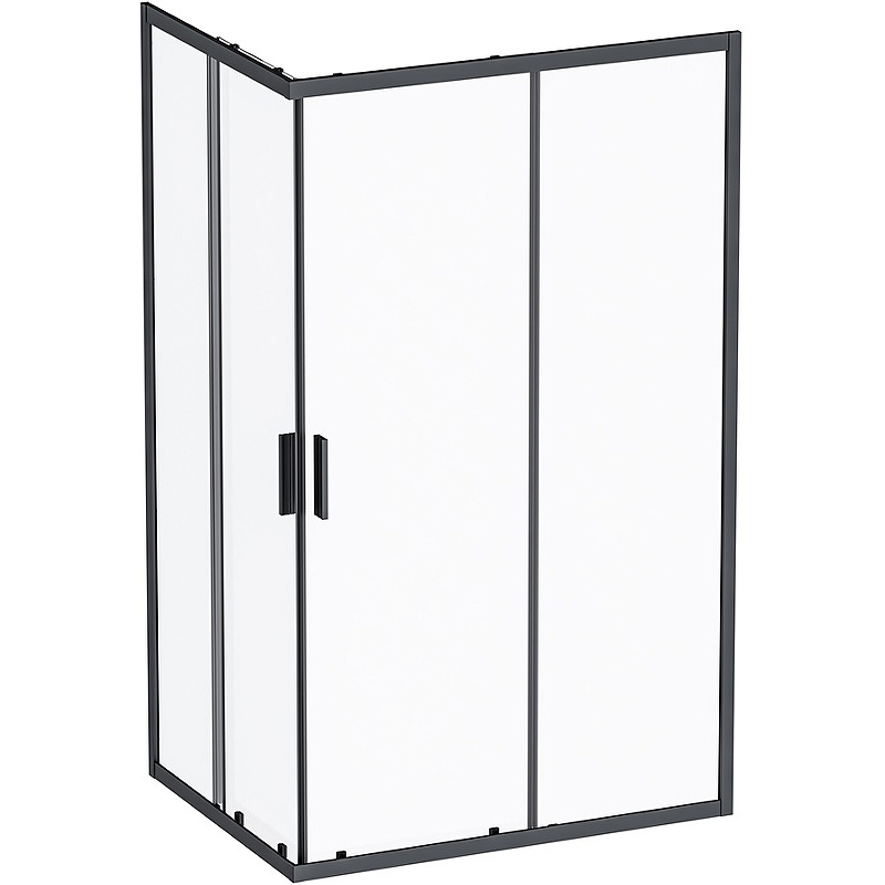 

Am.Pm Душевой уголок Gem S W93G-404-120290-BT 120х90 см, стекло прозрачное, профиль