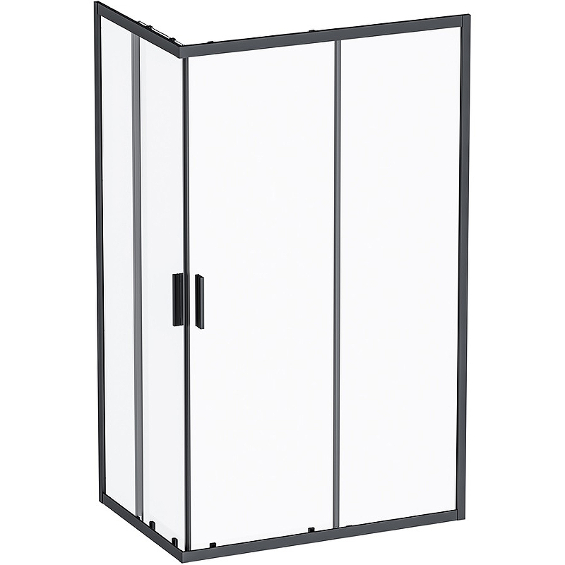 

Am.Pm Душевой уголок Gem S W93G-404-120280-BT 120х80 см, стекло прозрачное, профиль