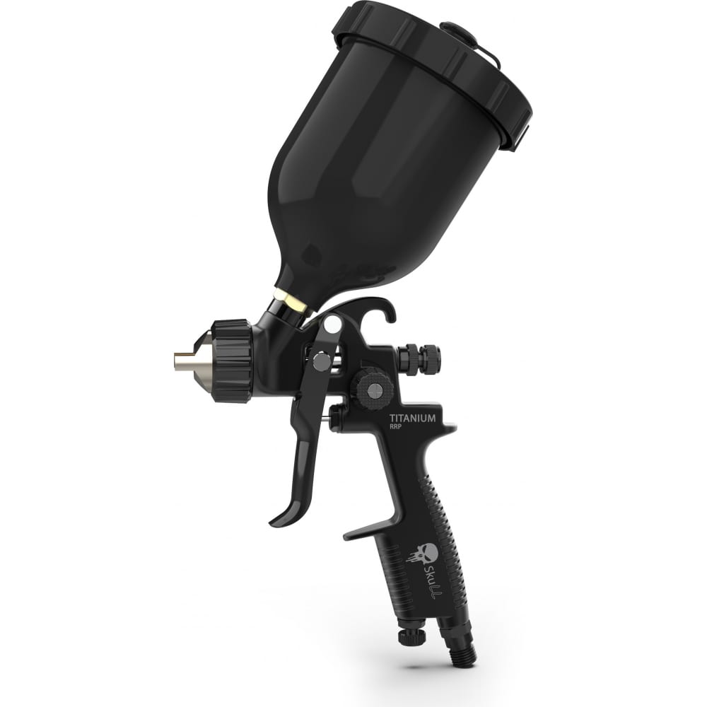 Краскопульт RADEX SKULL TITANIUM Spray gun HVLP 20113 краскопульт radex skull titanium spray gun rrp дюза 1 4 мм 20114