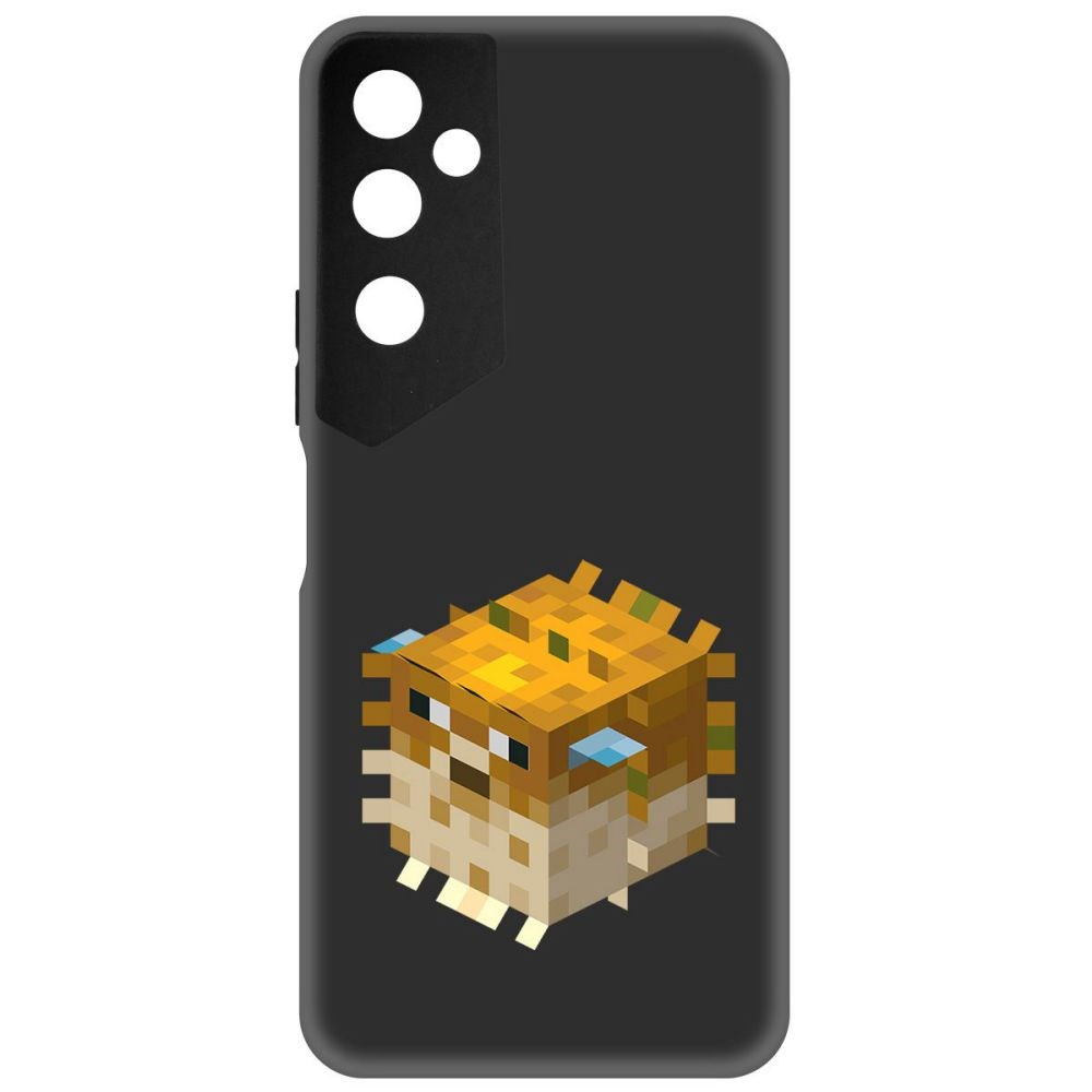 

Чехол-накладка Софт Minecraft-Иглобрюх для Tecno Pova Neo 2, Черный