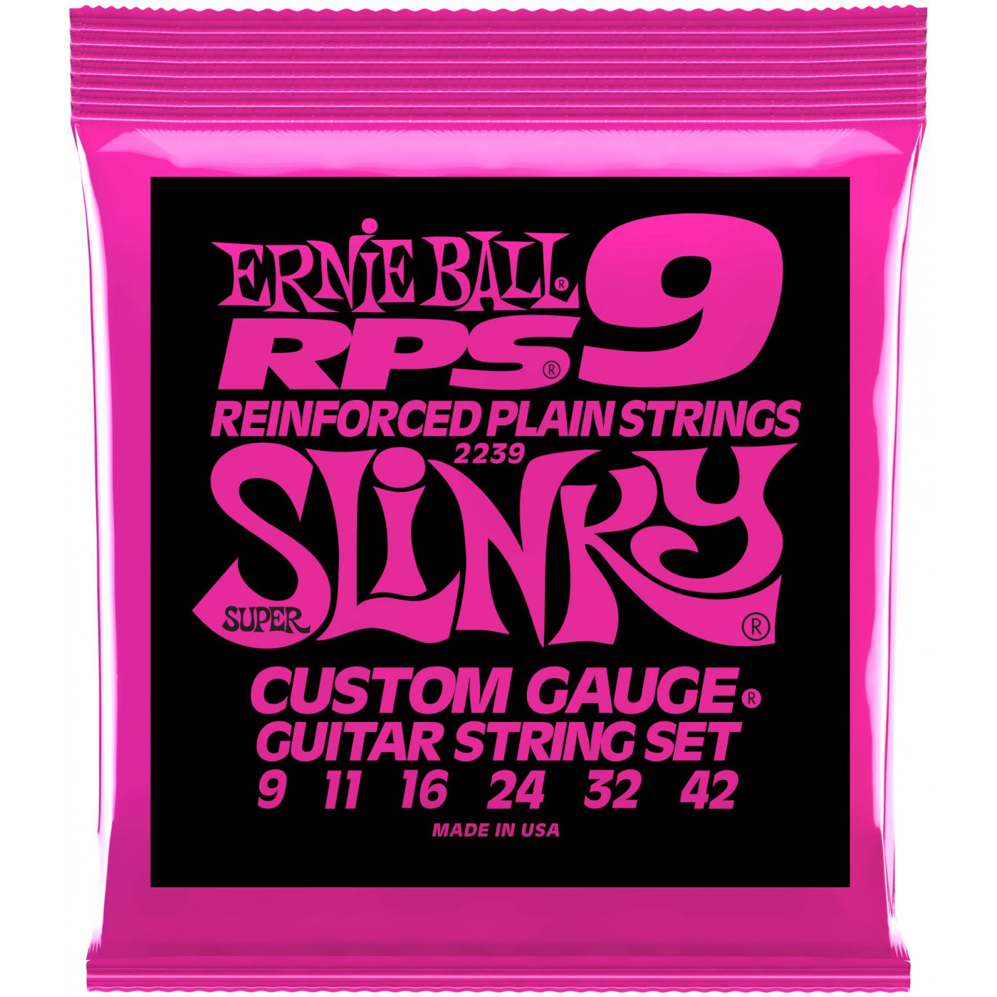 

Струны для электрогитары ERNIE BALL 2239 RPS Nickel Wound Slinky Super 9-42