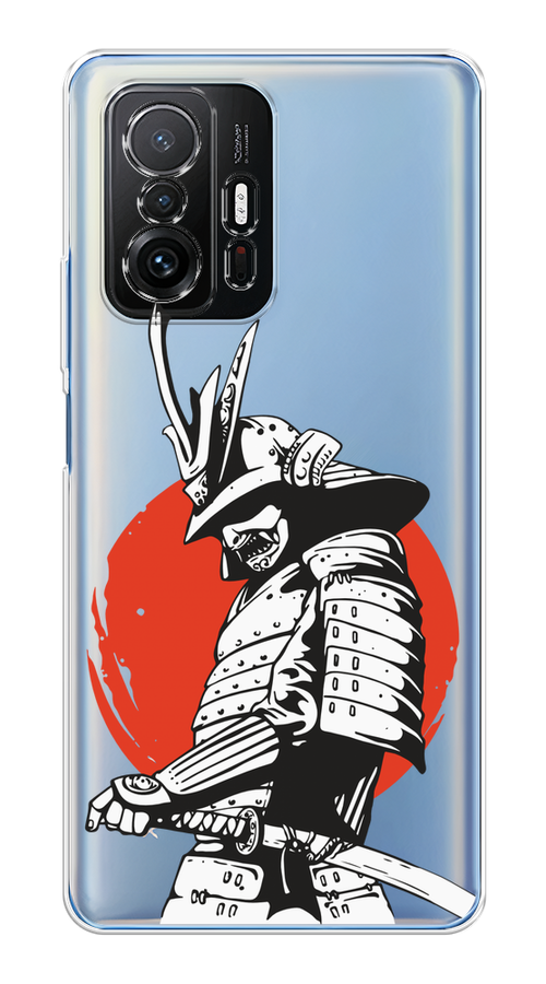 

Чехол на Xiaomi Mi 11T/11T Pro "Самурай с катаной", Черный;красный;белый, 311250-1