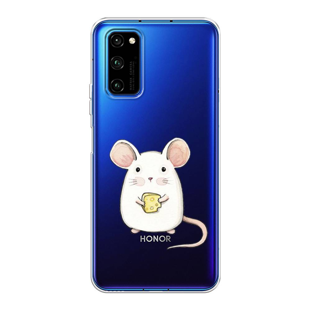 

Чехол Awog на Huawei Honor V30 Pro "Мышка", Белый, 611450-1