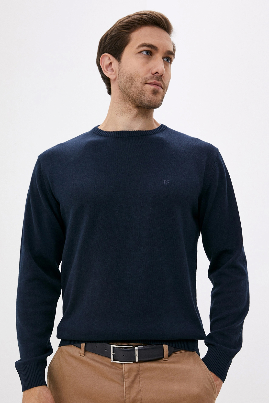 

Джемпер мужской BLUE SEVEN blue 7 376229 синий XXL, blue 7 376229