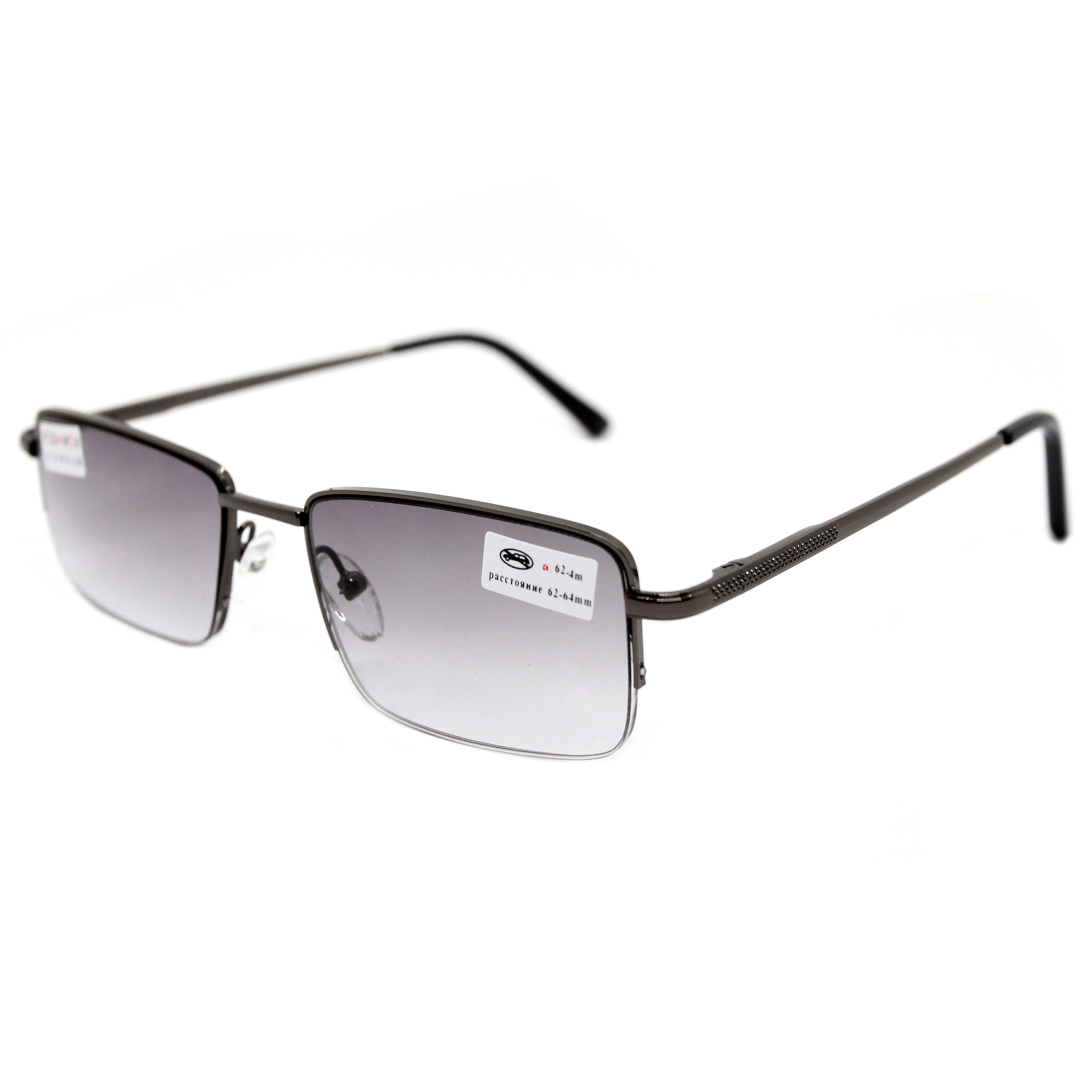 Готовые очки для зрения Fedrov 391 -2,00, без футляра, с тонировкой, черные, РЦ 62-64