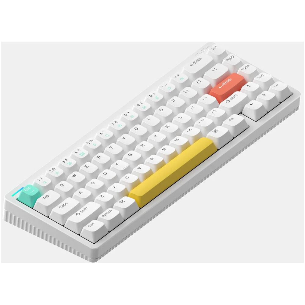 Проводнаябеспроводная игровая клавиатура Nuphy Halo65 White Halo65-RU-W-13 1570000₽