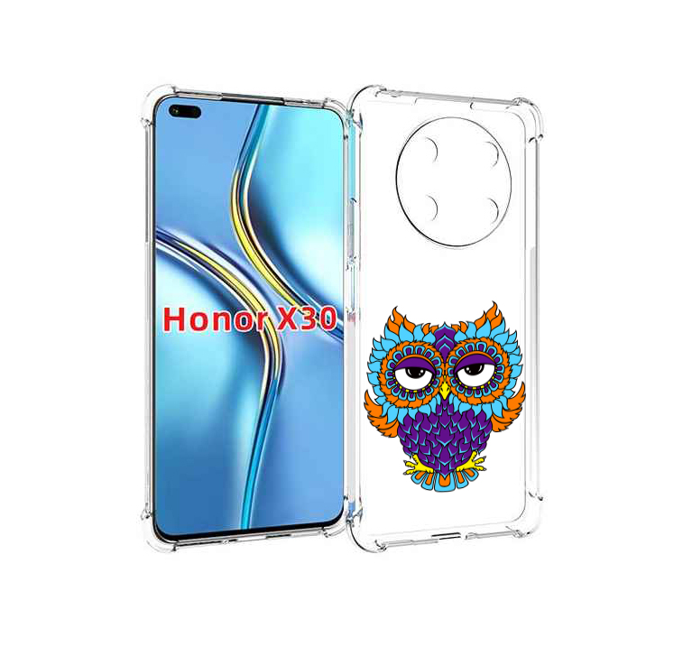 

Чехол MyPads Цветная сова для Honor X30 / Magic4 Lite 5G, Прозрачный, Tocco