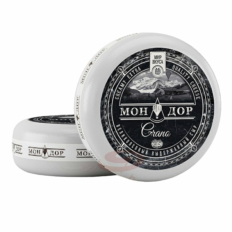 

Сыр твердый Мир вкуса Мондор Grano 50% 500 г