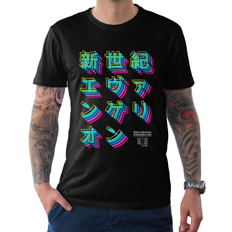 

Футболка мужская Dream Shirts Евангелион 10007462 черная M, Евангелион 10007462