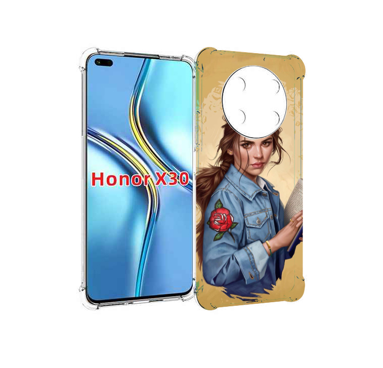 

Чехол MyPads девушка-в-бежевом-фоне для Honor X30 / Magic4 Lite 5G, Прозрачный, Tocco