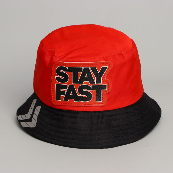 

Панама детская Stay Fast, рр 54 см, Красный;черный, 7646142